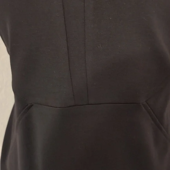 Black Sleeveless Pencil/Sheath Style Black Dress - Picture 3 of 4